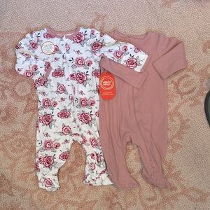 Baby girl bundle of 2 sleepers NWT